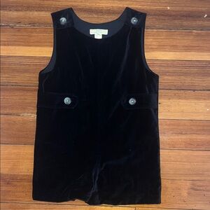Black Velvet Sleeveless romper (Perfect condition!)